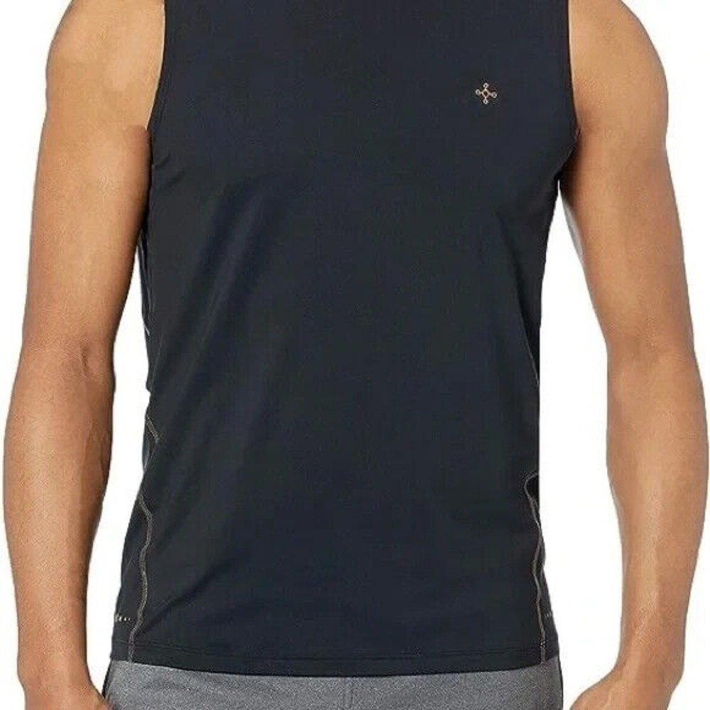 TOMMIE COPPER VITALITY COOL COPPER SLEEVELESS TANK TOP Men's Size‎ Small  BLACK